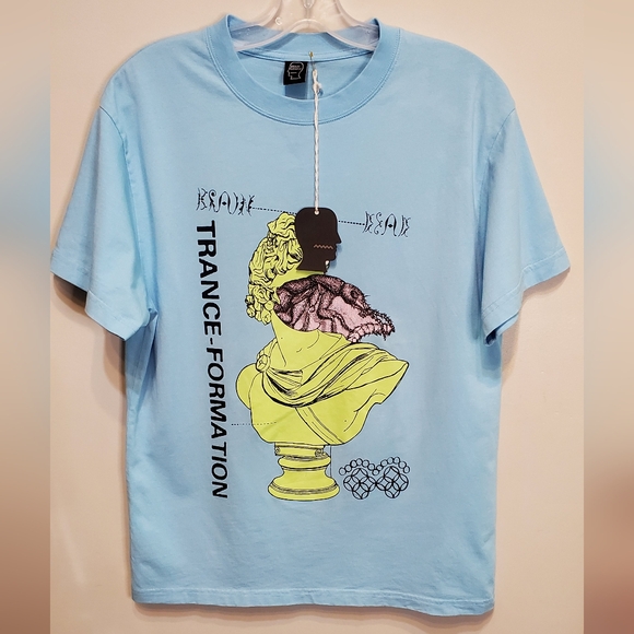 174. Brain Dead Trance-Formation T-Shirt - Blue - Picture 2 of 7